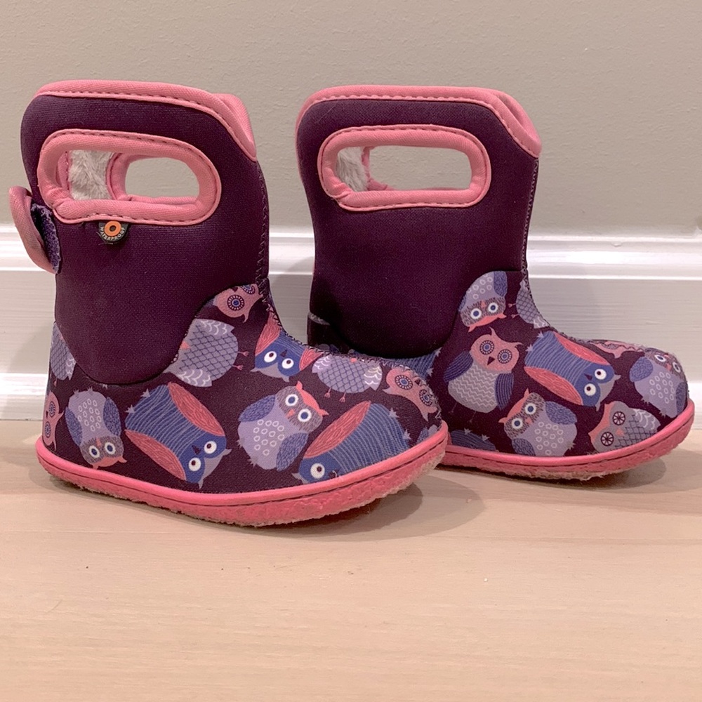 Bogs Baby Bog Owl Boots Size 6